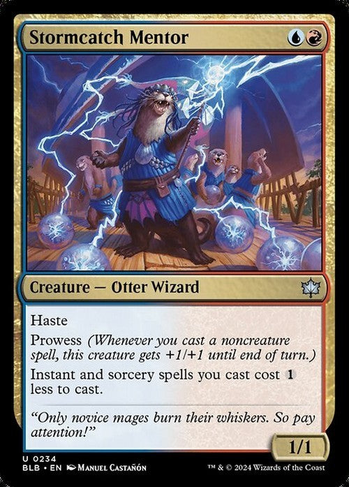 Stormcatch Mentor ~ Bloomburrow [ NM ] [ Magic MTG ]