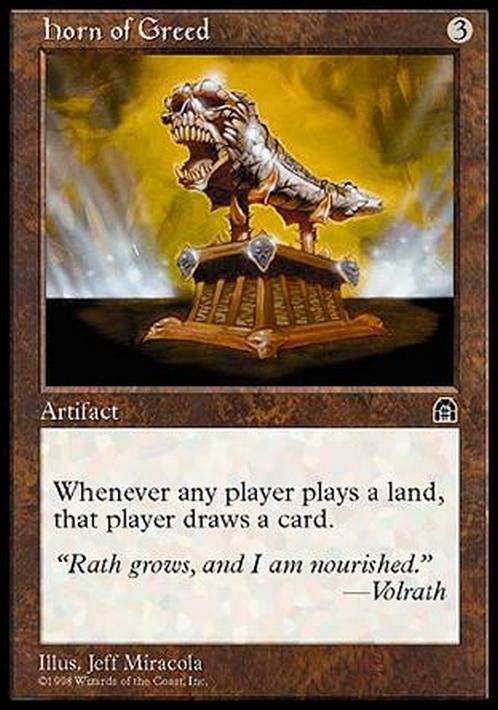 Horn of Greed ~ Stronghold [ EX ] [ Magic MTG ]