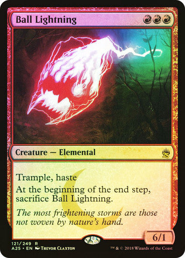 FOIL Ball Lightning ~ Masters 25 [ NM ] [ Magic MTG ]