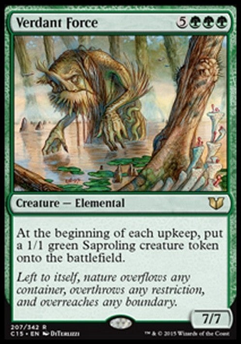 Verdant Force ~ Commander 2015 [ EX ] [ Magic MTG ]