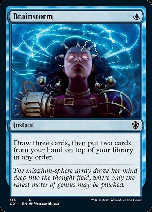 Brainstorm ~ Commander: Strixhaven [ NM ] [ Magic MTG ]