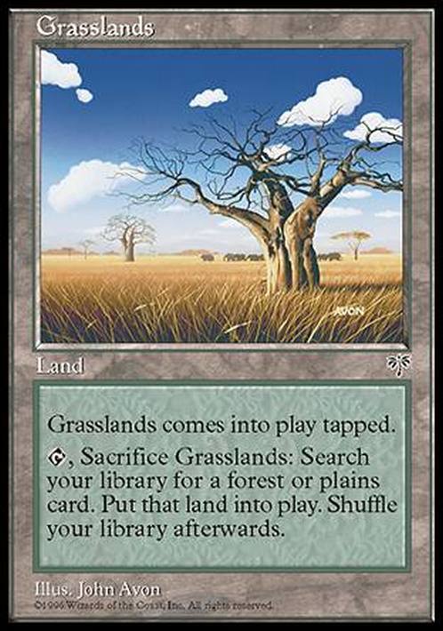 Grasslands ~ Mirage [ EX ] [ Magic MTG ]