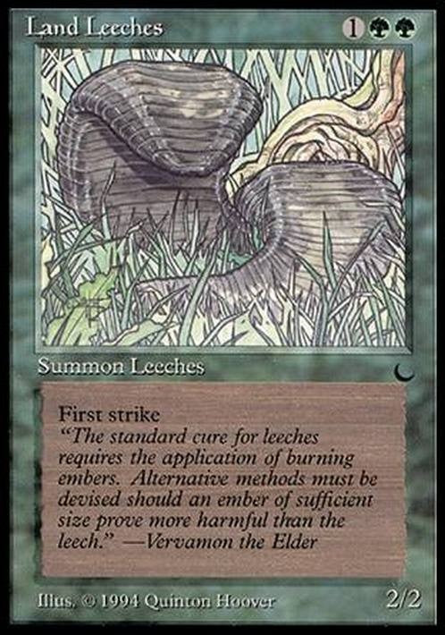 Land Leeches ~ The Dark [ EX ] [ Magic MTG ]