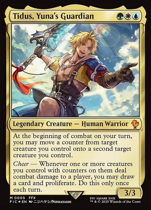 Tidus, Yuna's Guardian ~ Commander: Final Fantasy [ NM ] [ Magic MTG ]