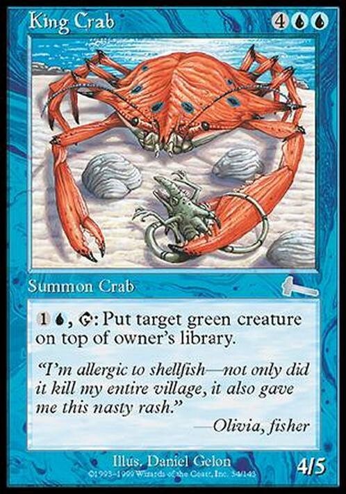 King Crab ~ Urza's Legacy [ EX ] [ Magic MTG ]