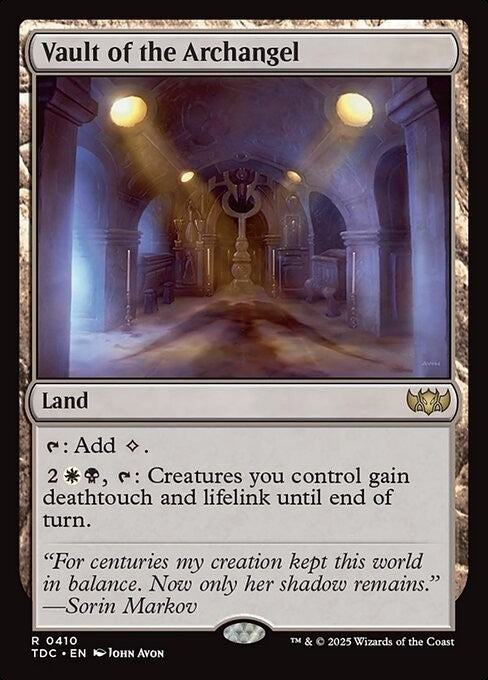 Vault of the Archangel ~ Commander: Tarkir: Dragonstorm [ NM ] [ Magic MTG ]