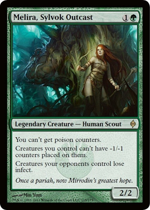 Melira, Sylvok Outcast ~ New Phyrexia [ EX ] [ Magic MTG ]