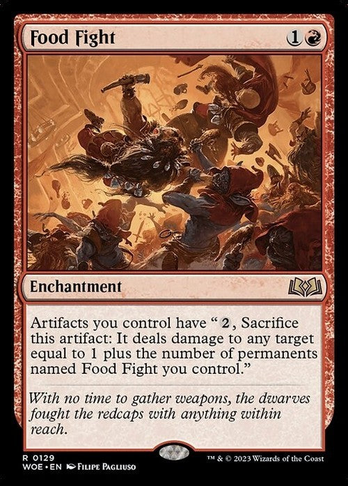 Food Fight ~ Wilds of Eldraine [ NM ] [ Magic MTG ]