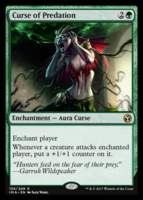 Curse of Predation ~ Iconic Masters [ NM ] [ Magic MTG ]