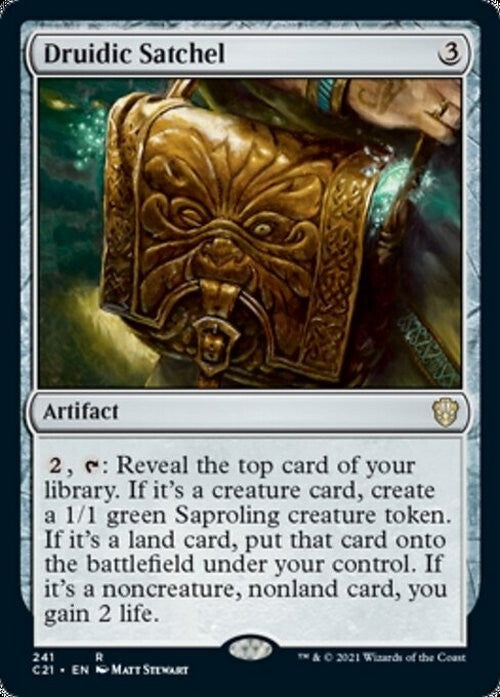 Druidic Satchel ~ Commander: Strixhaven [ NM ] [ Magic MTG ]