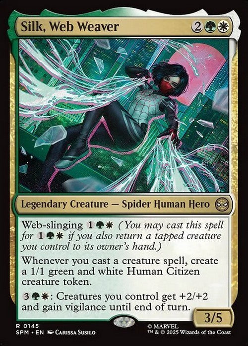 Silk, Web Weaver ~ Spider-Man [ NM ] [ Magic MTG ]