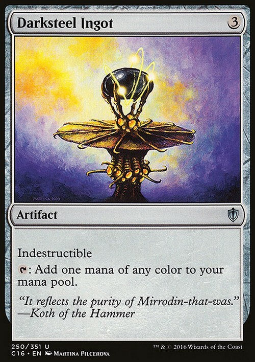 Darksteel Ingot ~ Commander 2016 [ EX ] [ Magic MTG ]