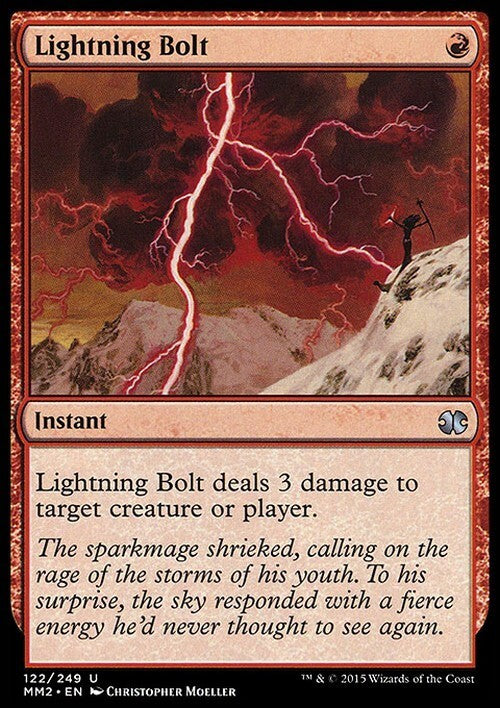 Lightning Bolt ~ Modern Masters 2015 [ EX ] [ Magic MTG ]