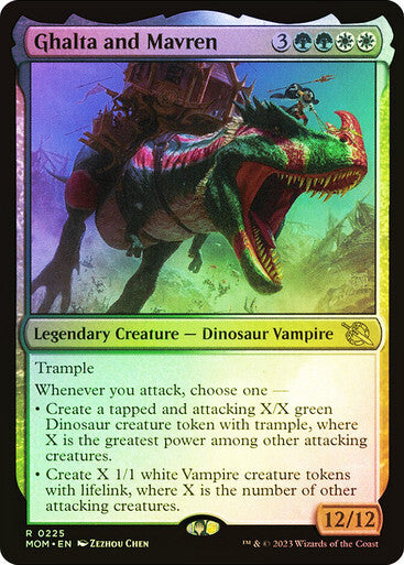 FOIL Ghalta and Mavren ~ March of the Machine [ NM ] [ Magic MTG ]