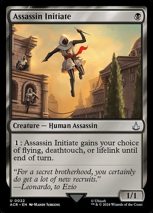 Assassin Initiate ~ Assassin's Creed [ NM ] [ Magic MTG ]
