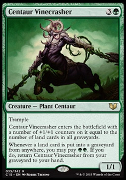 Centaur Vinecrasher ~ Commander 2015 [ EX ] [ Magic MTG ]