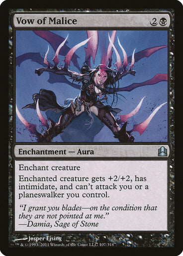 Vow of Malice ~ Commander 2011 [ EX ] [ Magic MTG ]