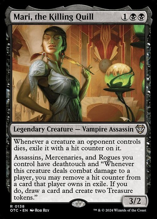 Mari, the Killing Quill ~ Commander: Outlaws of Thunder Junction [ NM ] [ MTG ]