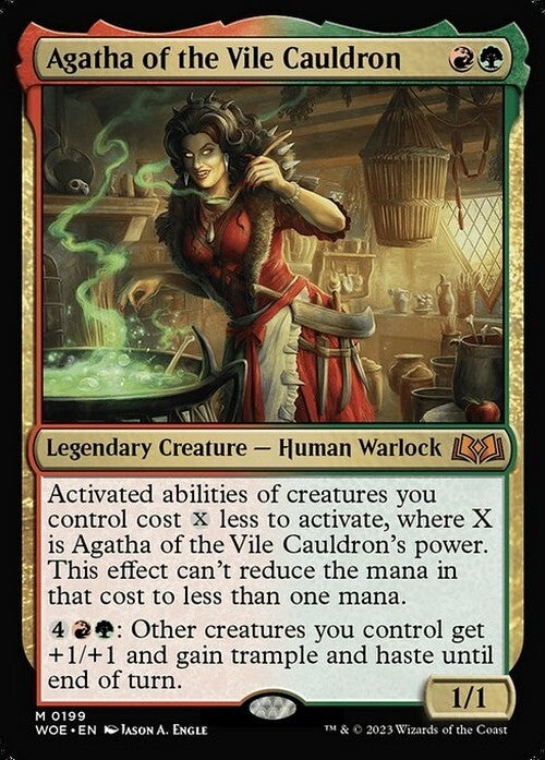Agatha of the Vile Cauldron ~ Wilds of Eldraine [ NM ] [ Magic MTG ]