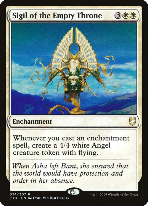 Sigil of the Empty Throne ~ Commander 2018 [ EX ] [ Magic MTG ]