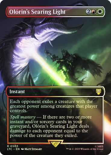 FOIL Olorin's Searing Light ~ Commander: Lord of the Rings [ NM ] [ MTG ]