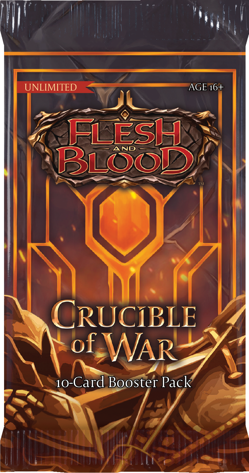 Booster Pack ~ Crucible of War Unlimited ~ Flesh and Blood SEALED