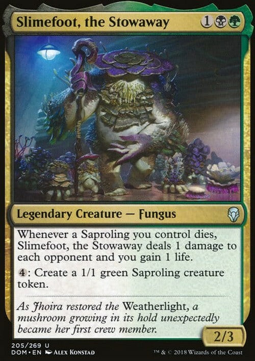 Slimefoot, the Stowaway ~ Dominaria [ EX ] [ Magic MTG ]