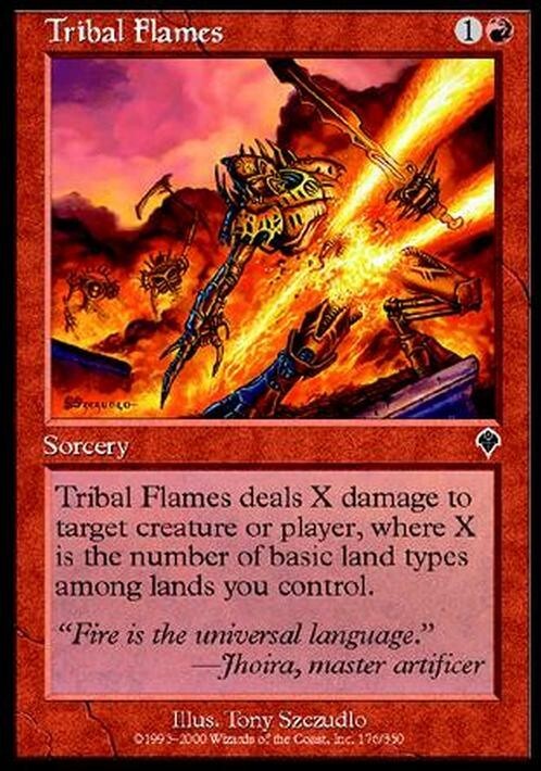 Tribal Flames ~ Invasion [ EX ] [ Magic MTG ]
