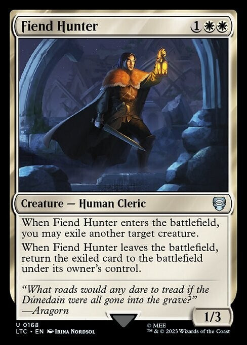 Fiend Hunter ~ Commander: Lord of the Rings [ NM ] [ Magic MTG ]