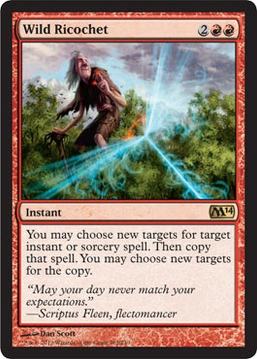 Wild Ricochet ~ Magic 2014 [ EX ] [ Magic MTG ]