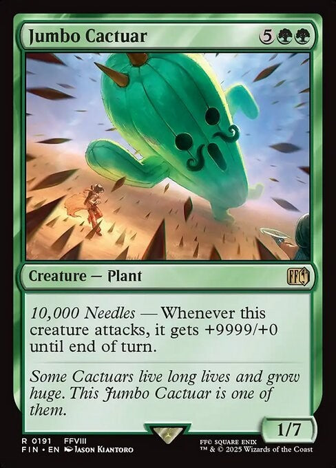 Jumbo Cactuar ~ Final Fantasy [ NM ] [ Magic MTG ]