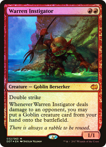 FOIL Warren Instigator ~ Duel Decks [ NM ] [ Magic MTG ]