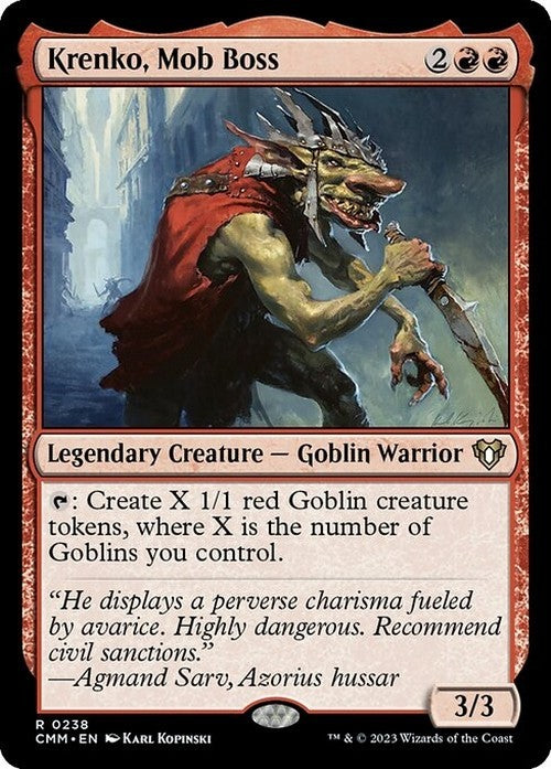Krenko, Mob Boss ~ Commander Masters [ NM ] [ Magic MTG ]