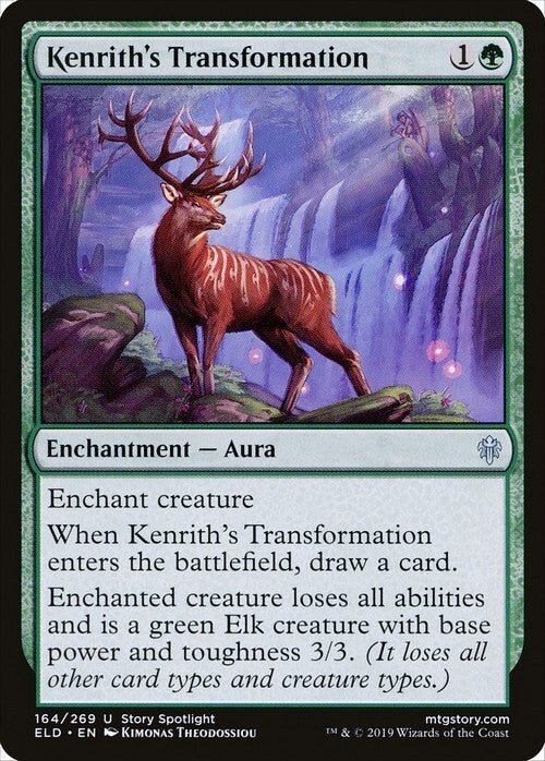 Kenrith's Transformation ~ Throne of Eldraine [ NM ] [ Magic MTG ]