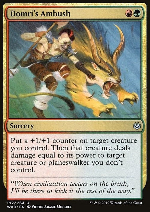 Domri's Ambush ~ War of the Spark [ EX ] [ Magic MTG ]