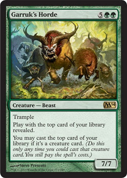 Garruk's Horde ~ Magic 2014 [ EX ] [ MTG ]