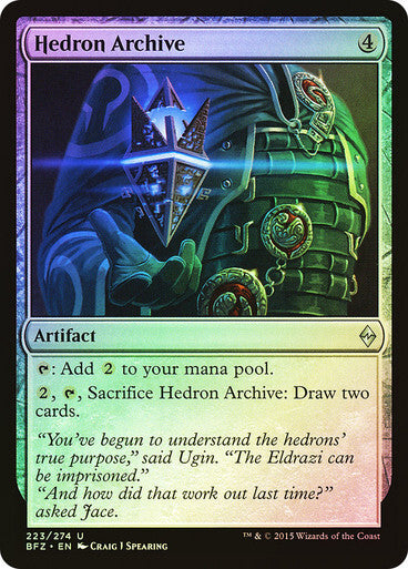 FOIL Hedron Archive ~ Battle for Zendikar [ EX ] [ Magic MTG ]