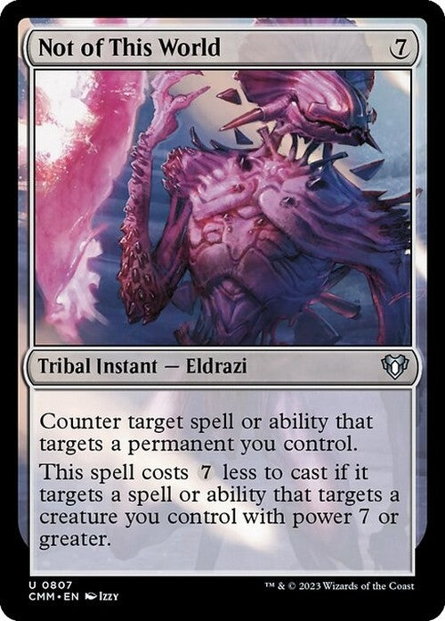 Not of This World ~ Commander Masters [ NM ] [ Magic MTG ]