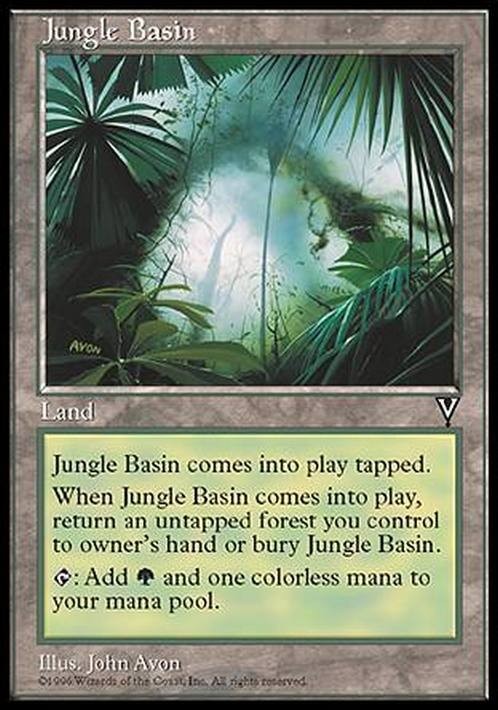 Jungle Basin ~ Visions [ EX ] [ Magic MTG ]