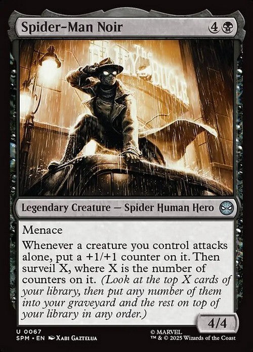 Spider-Man Noir ~ Spider-Man [ NM ] [ Magic MTG ]