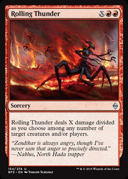 Rolling Thunder ~ Battle for Zendikar [ EX ] [ Magic MTG ]