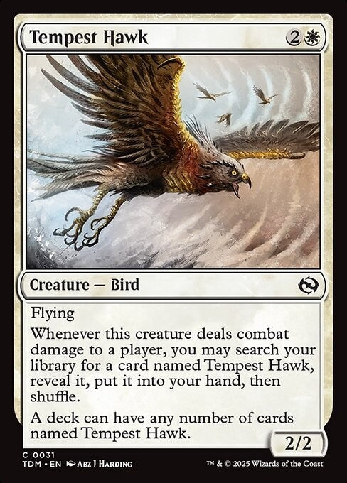 Tempest Hawk ~ Tarkir: Dragonstorm [ NM ] [ Magic MTG ]