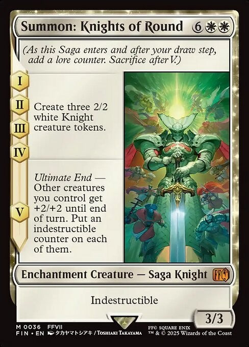 Summon: Knights of Round ~ Final Fantasy [ NM ] [ Magic MTG ]
