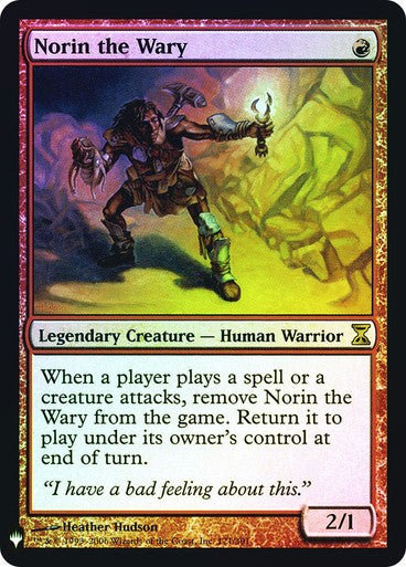 FOIL Norin the Wary ~ Mystery Booster [ NM ] [ Magic MTG ]