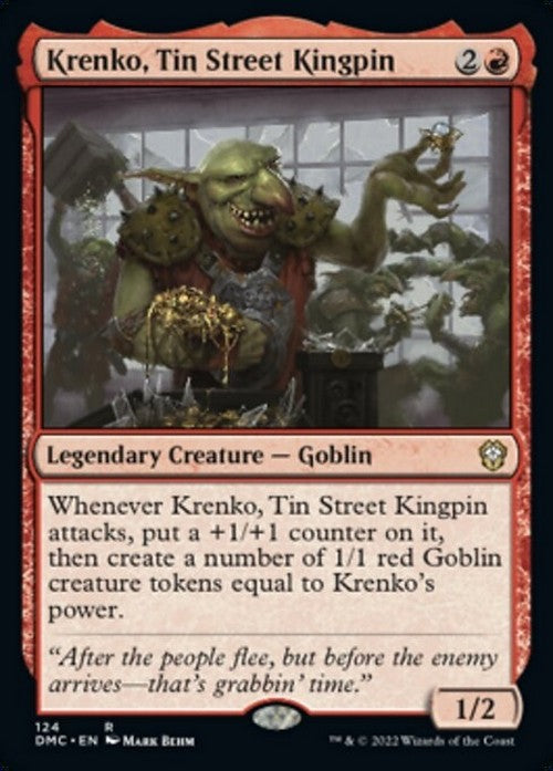 Krenko, Tin Street Kingpin ~ Commander: Kamigawa: Neon Dynasty [ NM ] [ MTG ]