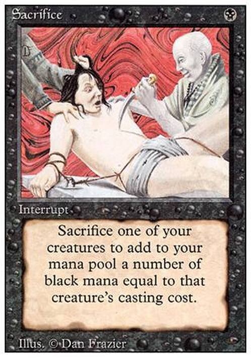 Sacrifice ~ Revised [ EX ] [ Magic MTG ]