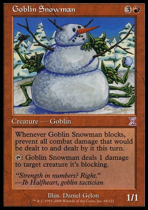 Goblin Snowman ~ Time Spiral [ EX ] [ Magic MTG ]