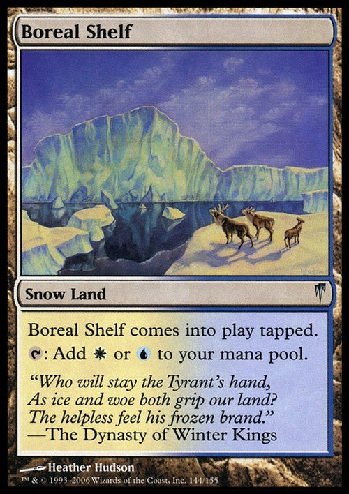 Boreal Shelf ~ Coldsnap [ EX ] [ Magic MTG ]