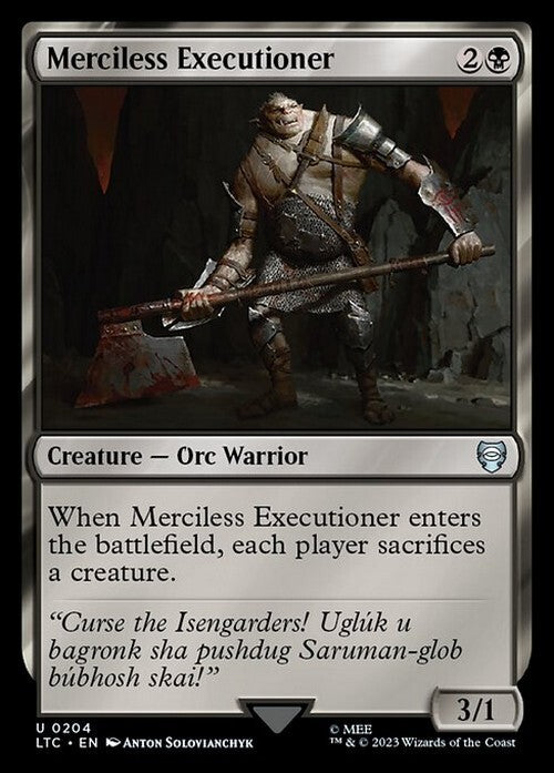 Merciless Executioner ~ Commander: Lord of the Rings [ NM ] [ Magic MTG ]