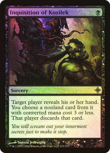 FOIL Inquisition of Kozilek ~ Rise of the Eldrazi [ NM ] [ Magic MTG ]